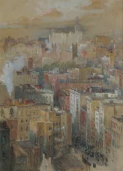 Vue de New York, vers 1910