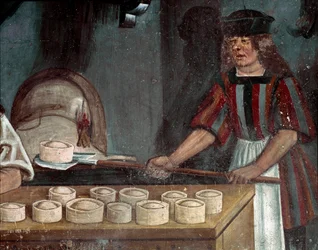 La boutique du boulanger (détail)