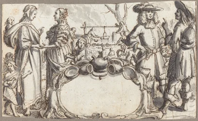 Allégorie de la pauvreté et de la richesse