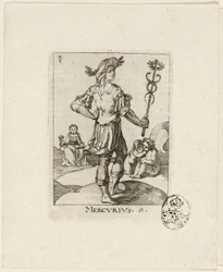 Mercurius, planche six de Der VII Planeten