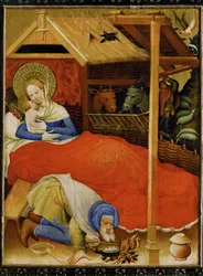 Nativité (tempera sur bois)