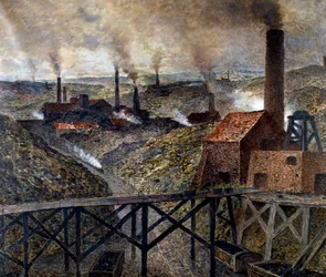 Dans le Black Country. Paysage industriel d