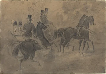 Une calèche ouverte