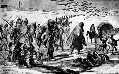 La retraite, guerre de Crimée, XIXe siècle, 1930