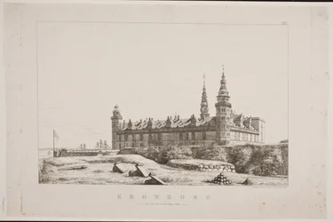 Danois : Kronborg vu du côté nord-ouest