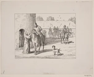 Illustration pour Svend Grundtvig, "Marsk Stig: Chanson populaire danoise du XIIIe siècle", 1861