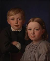 Jens Simmelkær Asmussen et Katrine Asmussen enfants