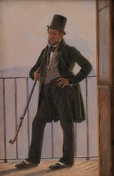 Le peintre Albert Küchler