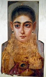 Art copte : jeune femme appelée «L