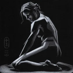 Nu géométrique contemplatif