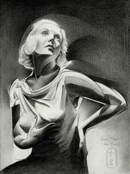 Une femme élégante dans la lumière