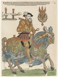 Portrait de Charles V à cheval