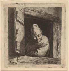 Le Paysan à une Fenêtre