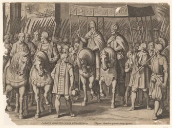 Couronnement impérial de Charles Quint à Bologne, 1530 - Triomphes de Charles Quint (titre de la série)