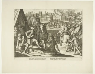Conquête de Rome, 1527, n° 2 (Scènes de la vie de Charles V) (La vie de l