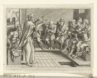 Paul prêche dans la synagogue