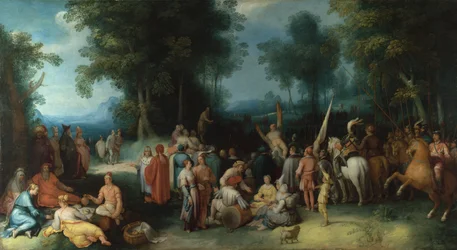 La Prédication de Saint Jean-Baptiste, 1602