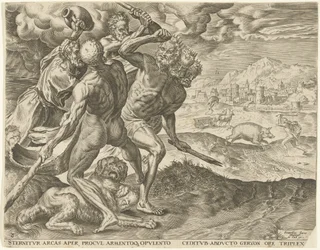 Hercule tue Géryon et son chien