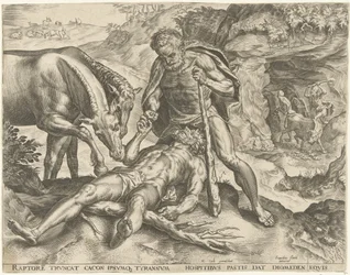 Hercule amène Diomède à ses chevaux