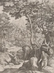 Saint Onuphre dans le désert, 1574