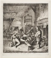 Joueur de violon assis dans l