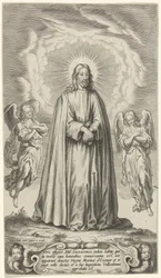 Christ avec deux anges