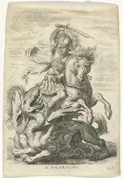 Saint Georges combat le dragon