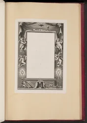 Illustration de Bordure avec des Putti Tenant les Attributs de la Passion