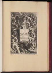 Page de titre pour Hubert Goltzius, Romanae et Graecae Antiqvitatis Monvmenta (Opera Omnia, I)