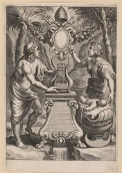 Page de titre pour M.C. Sarbievski, Lyricorum Libri IV