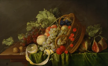 Nature morte avec un panier de fruits, vers 1654
