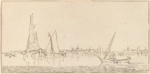 Rivière avec ville