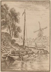 Rivière sinueuse, 1761, publié 1765.