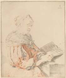 Jeune fille au clavier