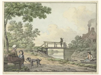 Chien couché