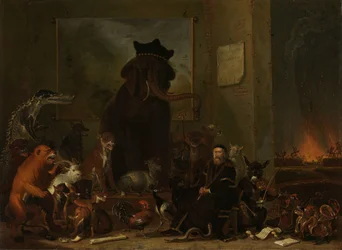 Satire sur le procès de Johan van Oldenbarneveldt