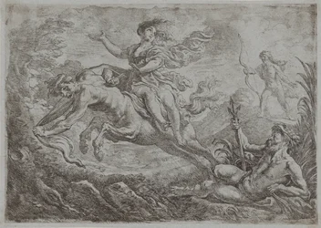 Nessus frappé par la flèche empoisonnée d