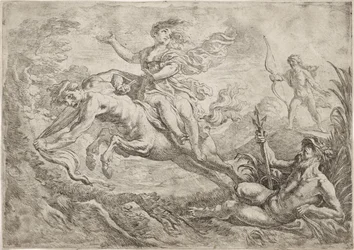 Nessus frappé par la flèche empoisonnée d