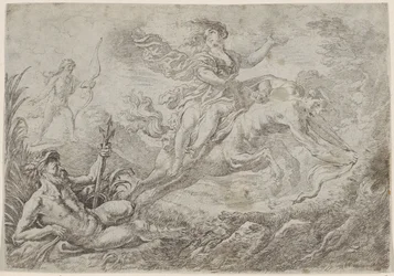 Nessus frappé par la flèche empoisonnée d