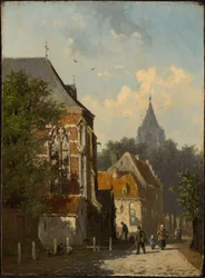 Scène de rue néerlandaise