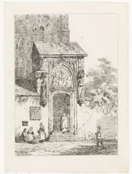 Vue sur le portail d