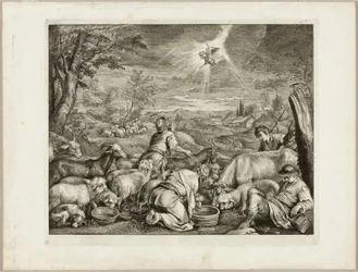 Ange hâtant Abraham