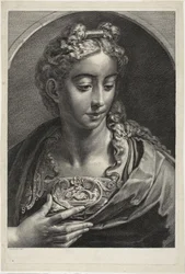 Athéna, du Cabinet Reynst; Variarum imaginum a celeberrimis artificibus pictarum Caelaturae