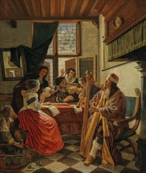 Compagnie musicale dans un intérieur, 1670