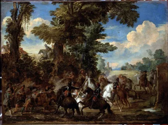 Scène de bataille