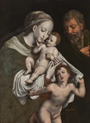 La Sainte Famille avec l