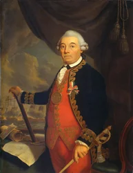 Portrait de Johan Arnold Zoutman (1724-1793), vice-amiral