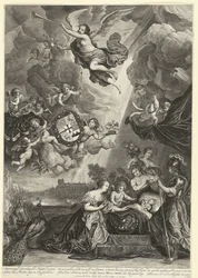 Allégorie de la naissance de la princesse Maria Amalia, fille de Hendrik Casimir, 1689