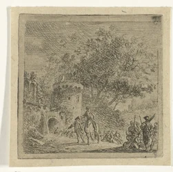 Soldats près d