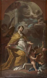 Saint évêque en prière